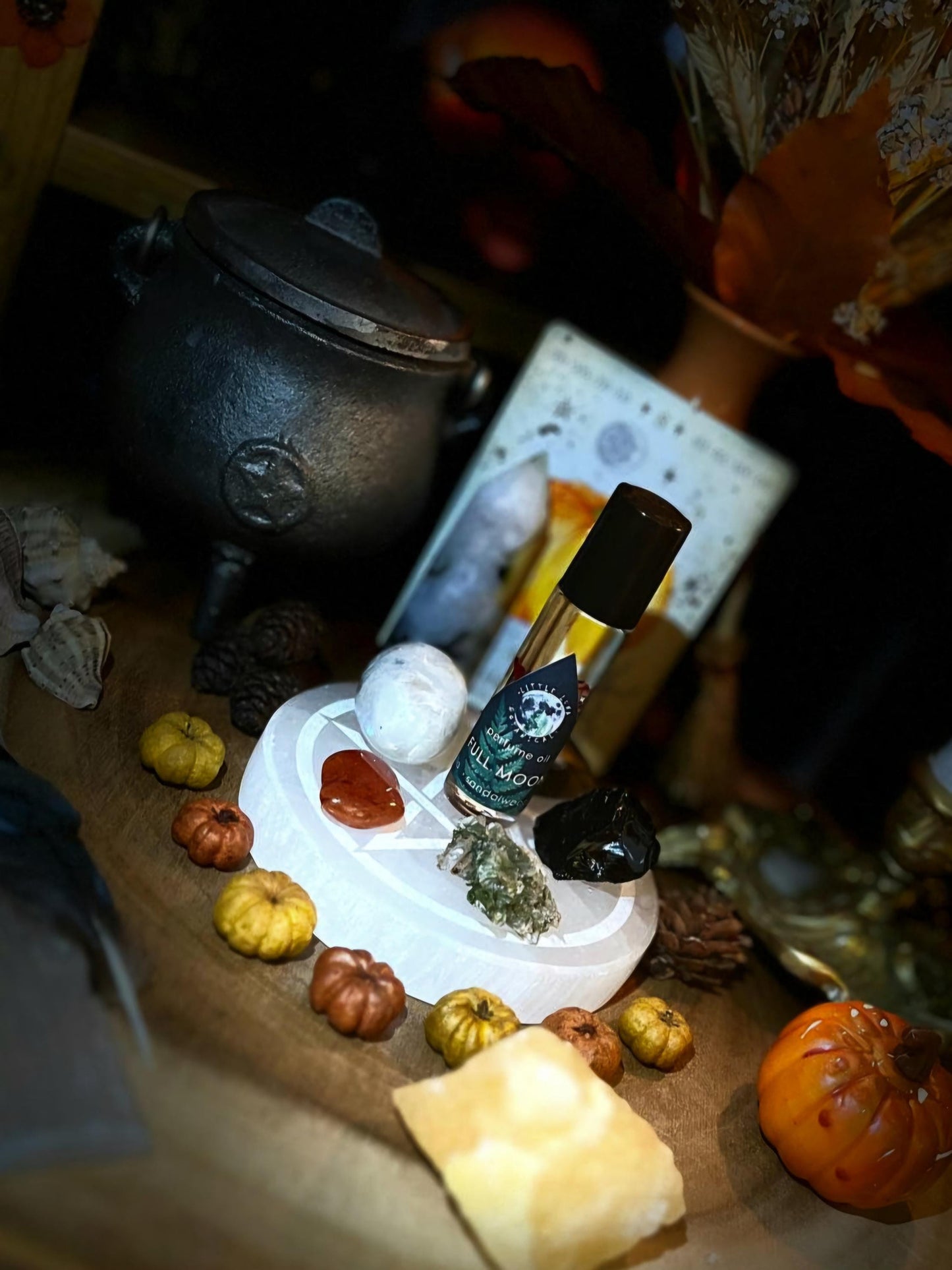 FULL MOON Ritual oil | Vanilla, Sandalwood & Rose | 10ml