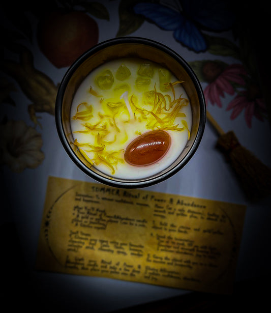 SUMMER - Ritual of Power and Abundance Candle
