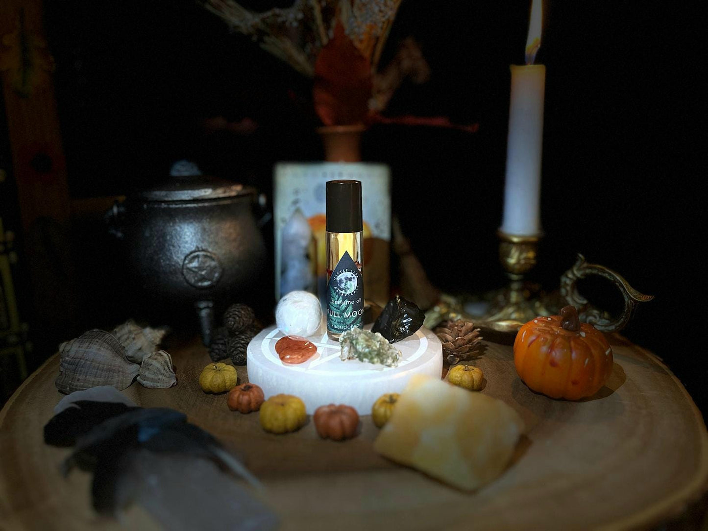 FULL MOON Ritual oil | Vanilla, Sandalwood & Rose | 10ml