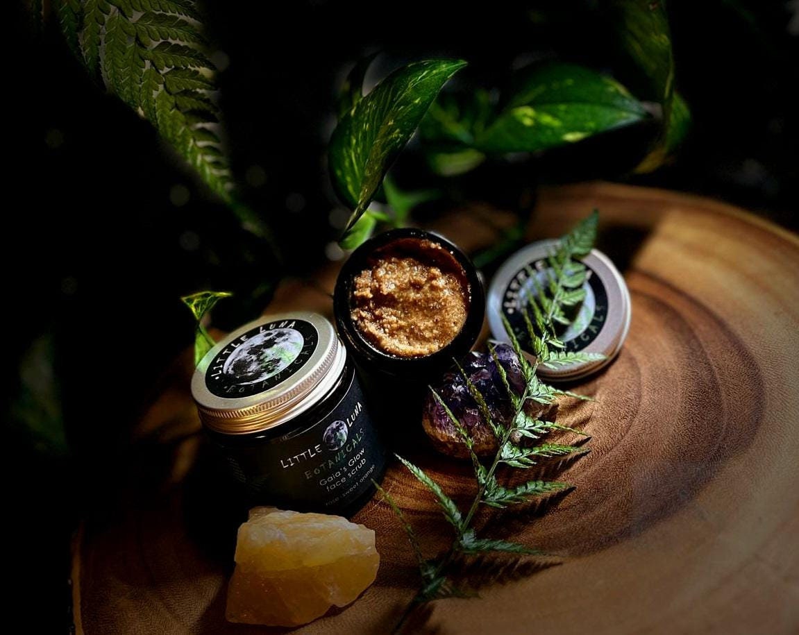 Gaia's Glow face scrub