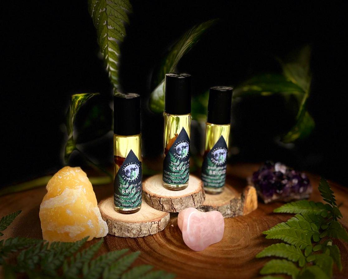BRIGID Perfume oil | Sweet orange, Rose geranium, Vanilla, Ylang-ylang, Grapefruit | 10ml
