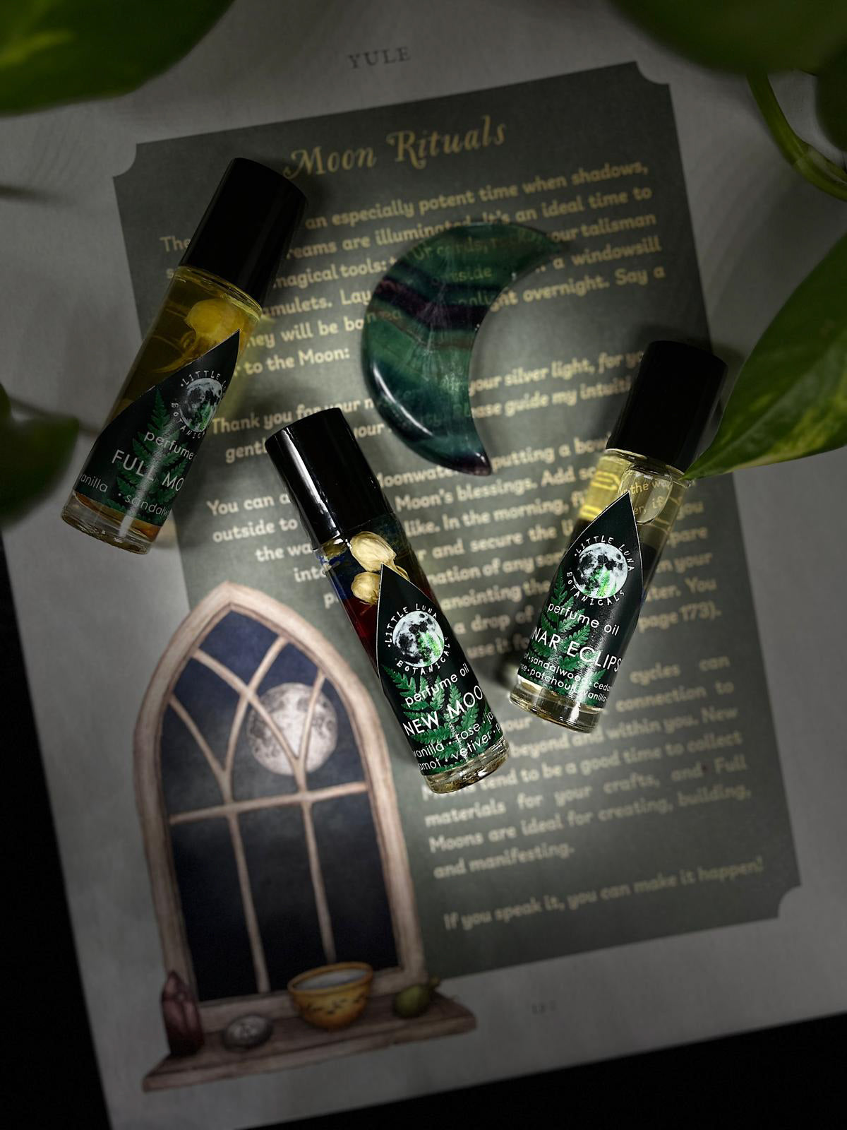NEW MOON Ritual Oil | Vanilla, Rose, Jasmine, Bergamot, Vetiver & Patchouli | 10 ml