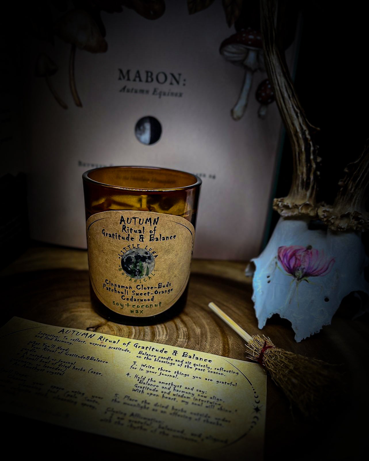 AUTUMN - Ritual of Gratitude and Balance Candle