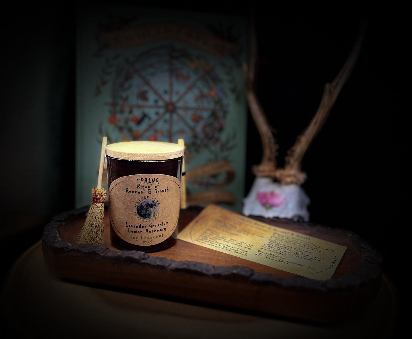 SPRING - Ritual of Renewal and Growth Candle