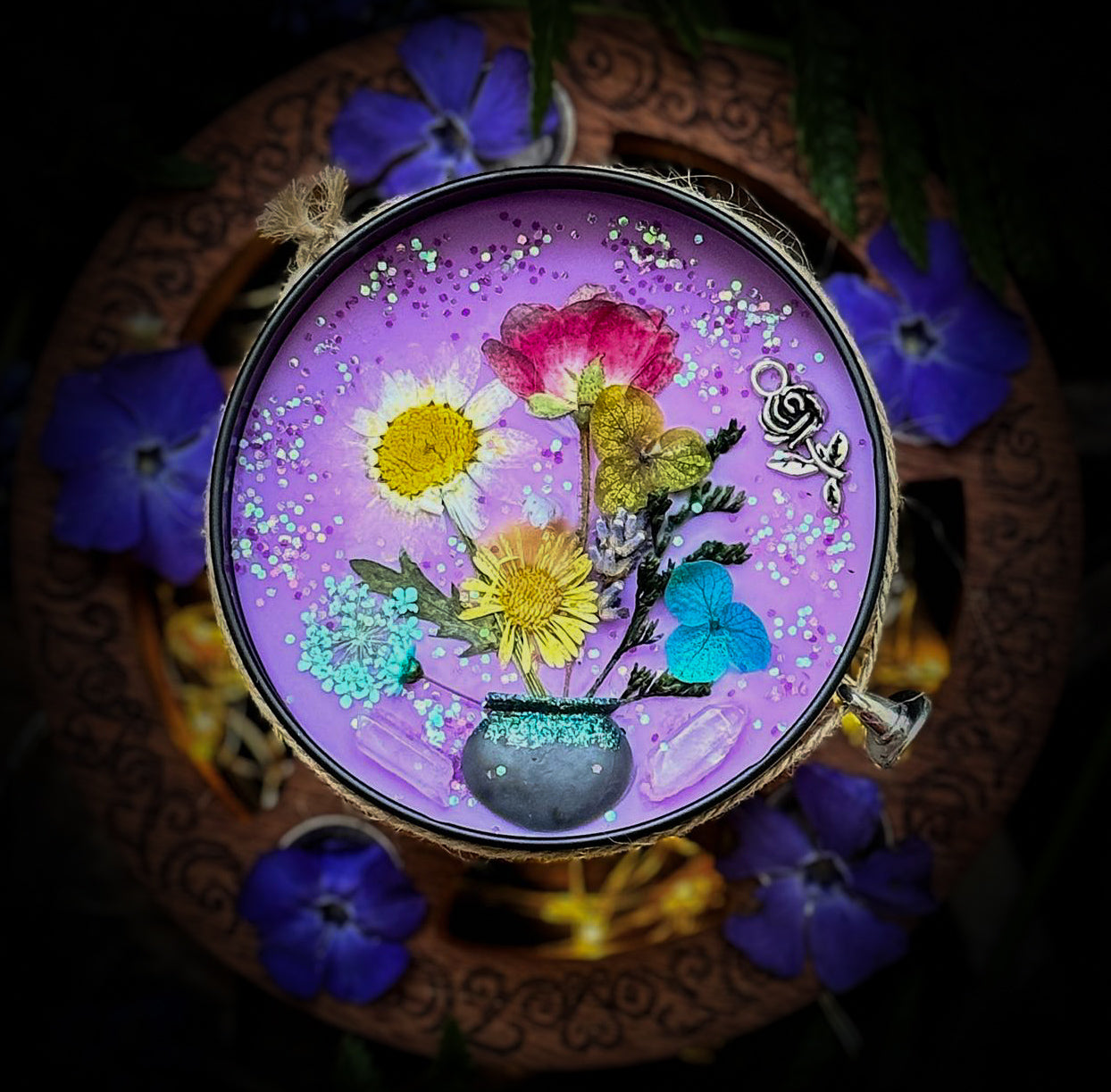 Blooming cauldron| Lavender, Geranium, Sweet Orange & Cedarwood