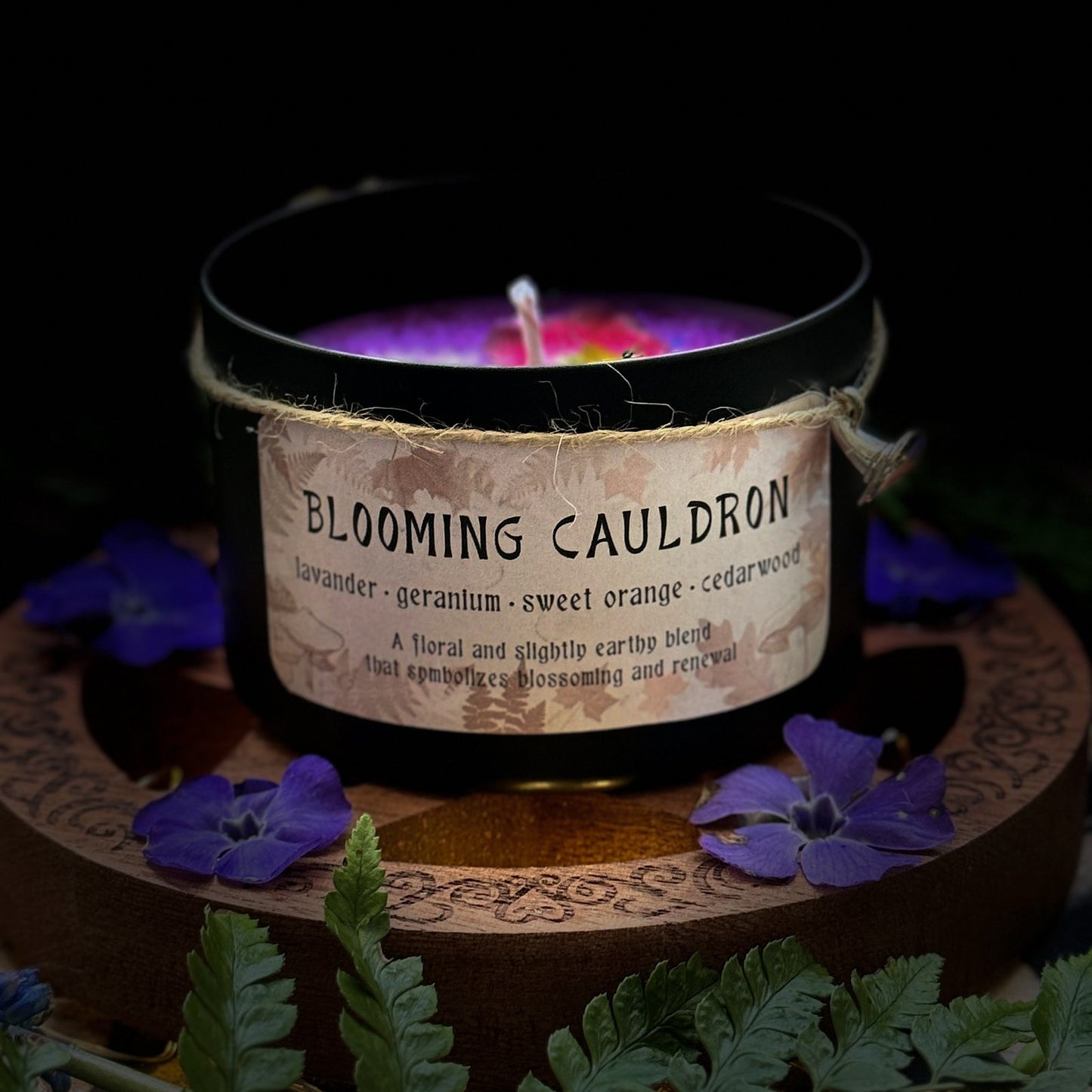 Blooming cauldron| Lavender, Geranium, Sweet Orange & Cedarwood