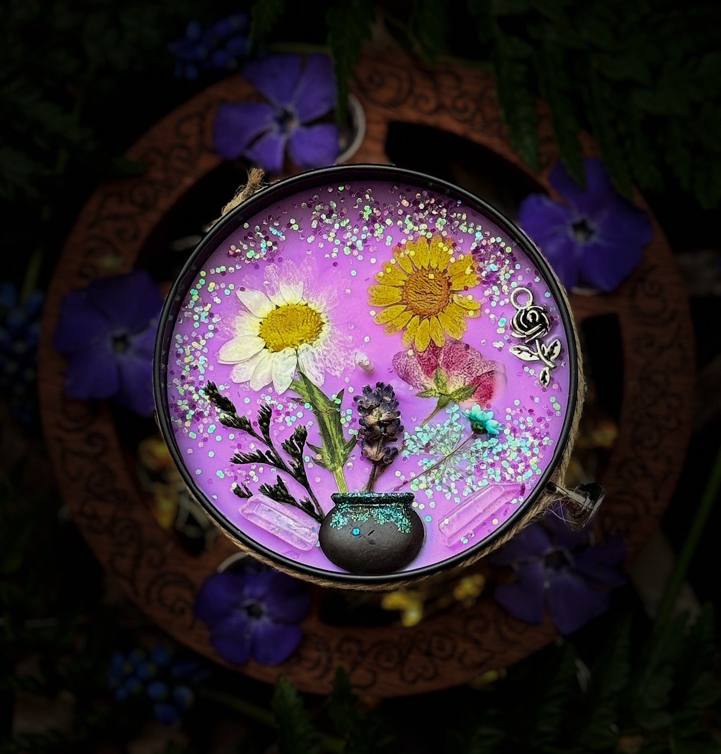 Blooming cauldron| Lavender, Geranium, Sweet Orange & Cedarwood