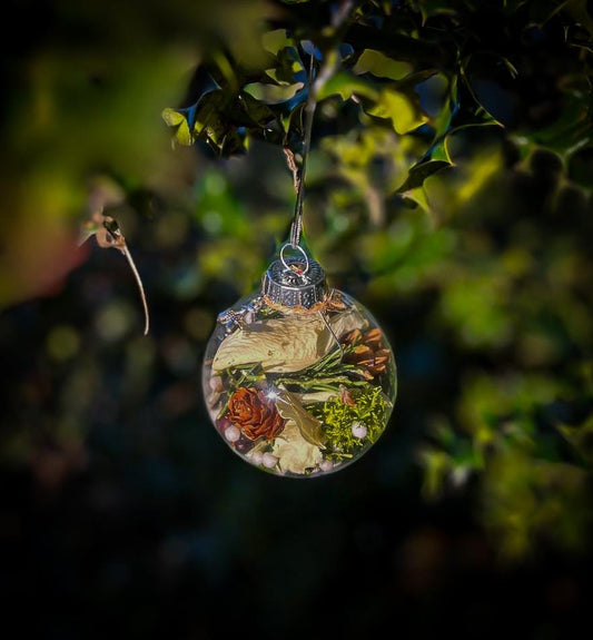 Peaceful Winter Forest Witch Ball