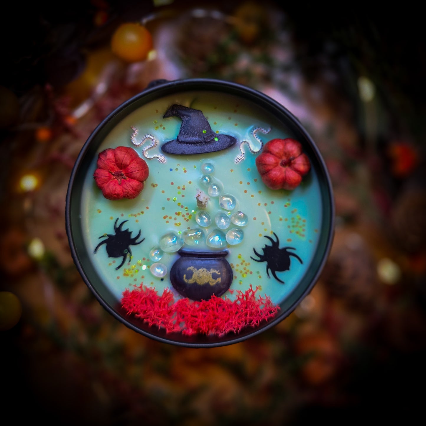 HOCUS POCUS | Crystal Infused & Decorated Scented Candle