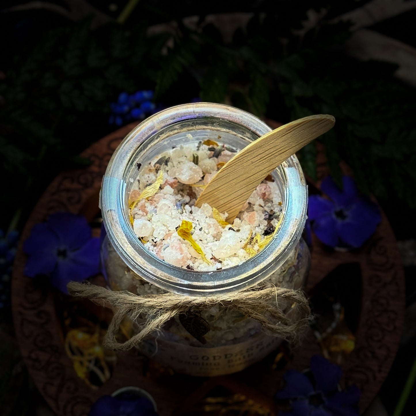 GODDESS Foaming Bath Salts – Rose, Lemon & Botanical Mineral Soak