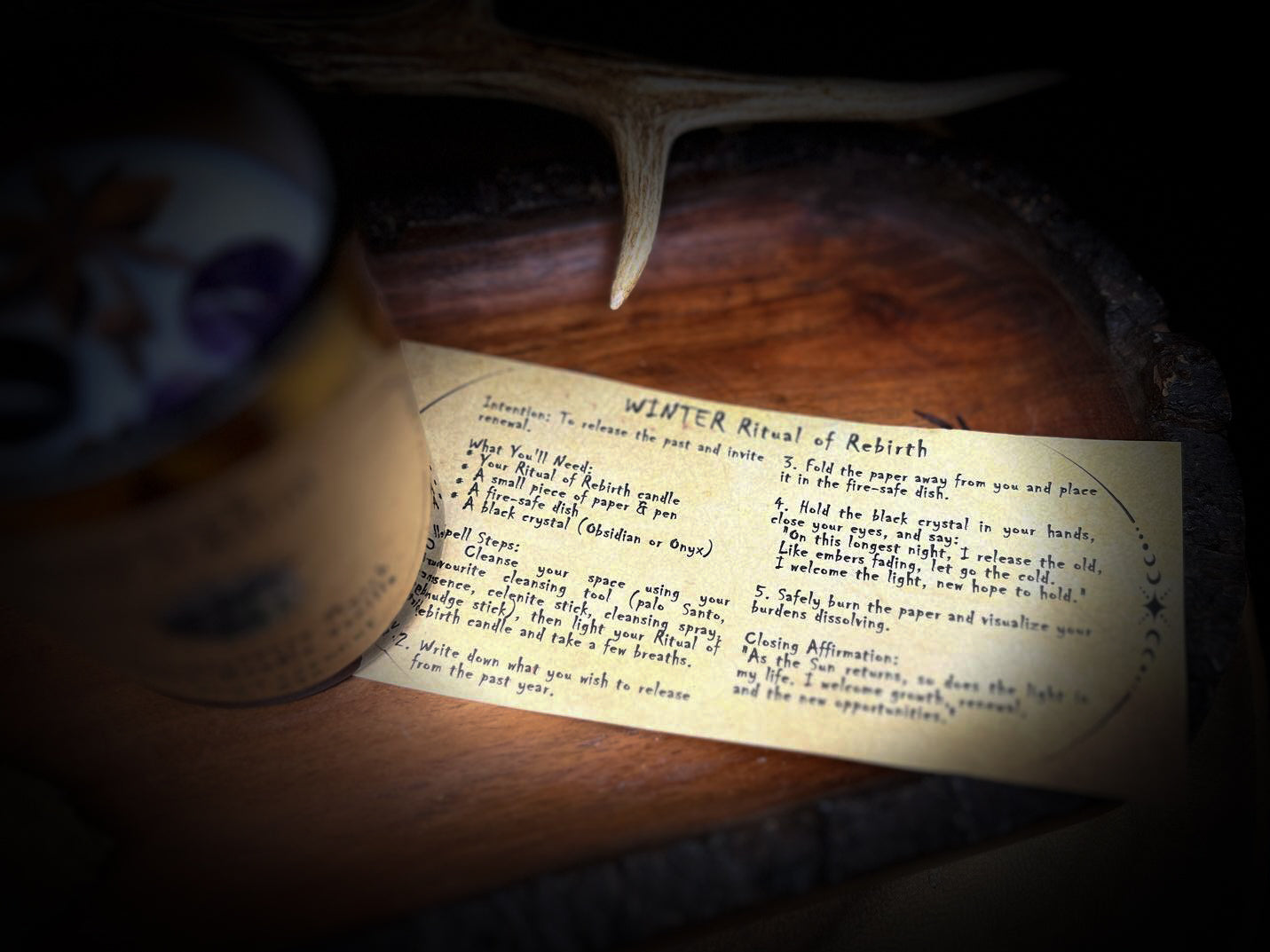 WINTER - Ritual of Rebirth Candle