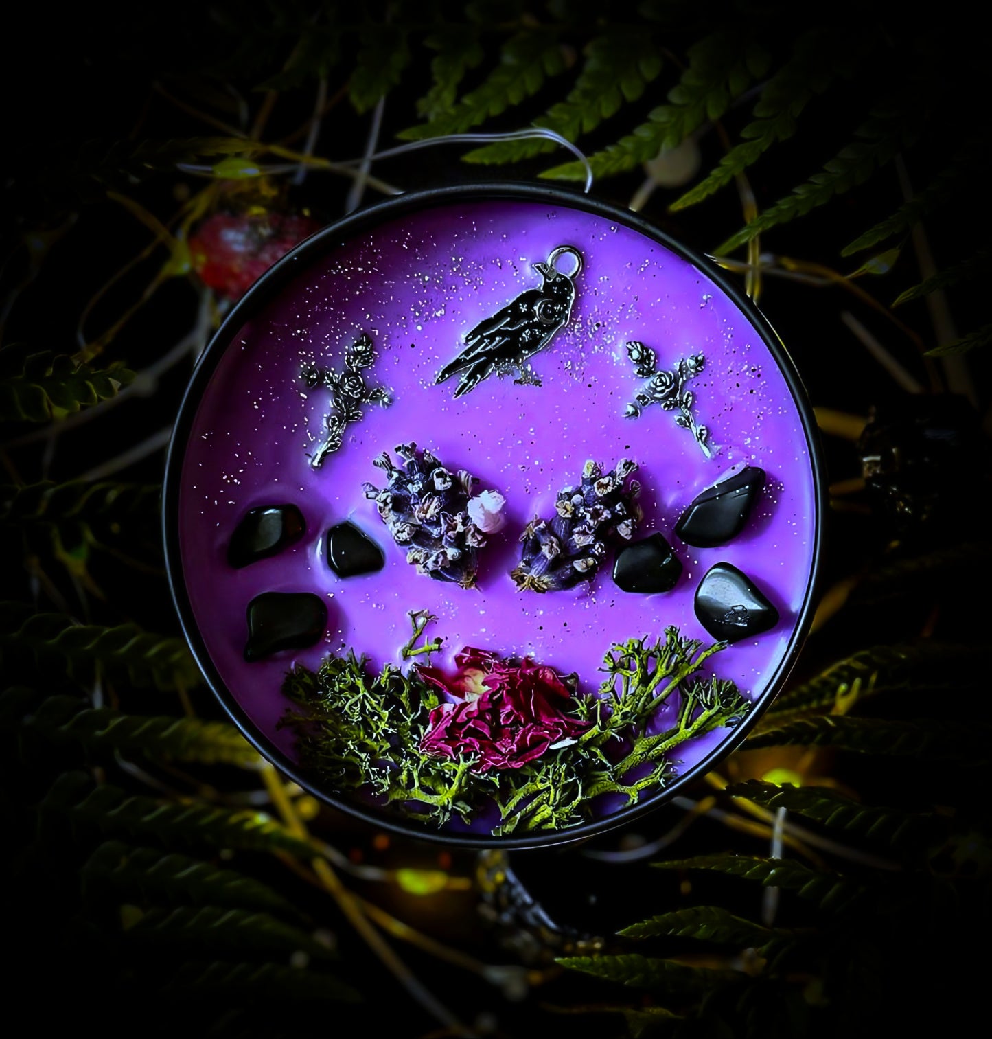 PRINCE OF DARKNESS | Crystal Infused & Decorated Scented Candle